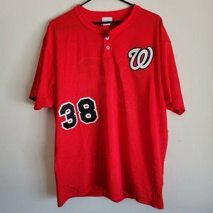 Wisconsin Badgers Baseball Jersey Red Mesh #38 Riddell Size XL